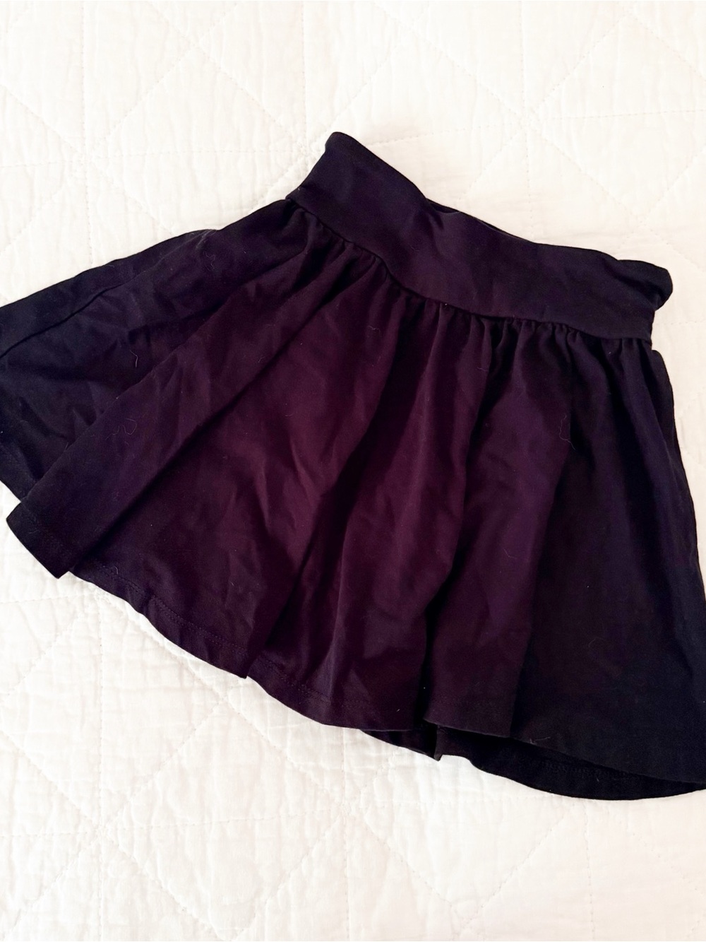 NEW Splendid Kids 3T Black Flared Circle Skirt with Wide Waistband NWOT